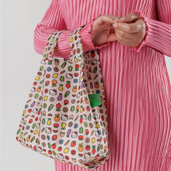 BAGGU Handbags - BAGGU BABY Hello Kitty Icons Pink Reusable Tote Bag